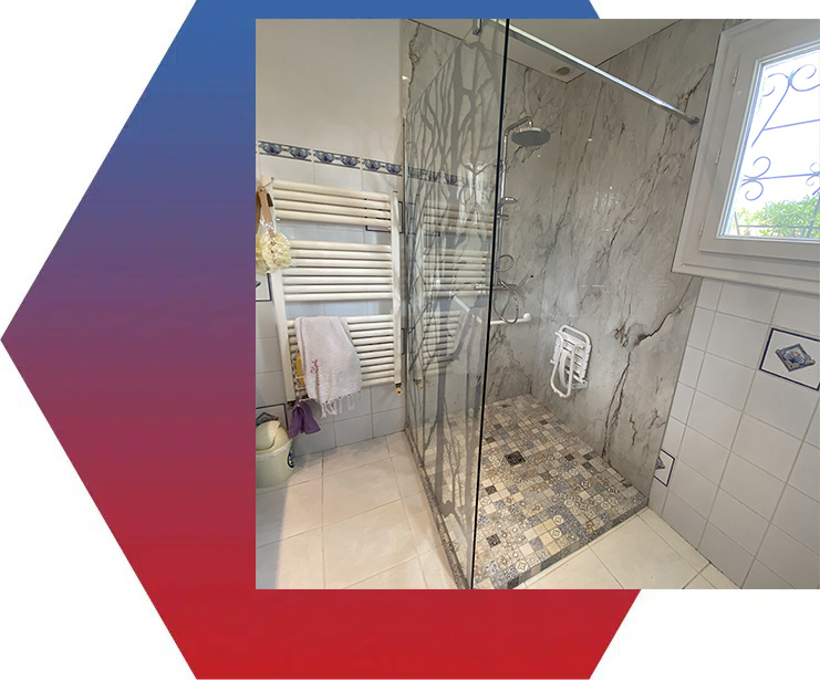 Aménagement salle de bain PMR Lot-et-Garonne